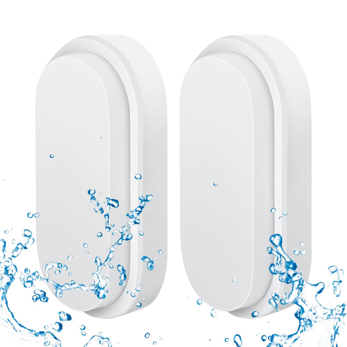 ANWIO Plafoniera LED Impermeabile Ovale 14W 980LM Luce Bianca Naturale 4000K Applique da Parete per Esterni Lampada LED da Parete per Esterni IP54 Resistente Ad Acqua e Polvere Pacco da 2 Unità