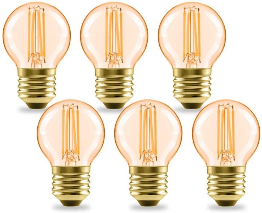 VWIT 4W Vintage SES E27 LED Golf Filament Bulb