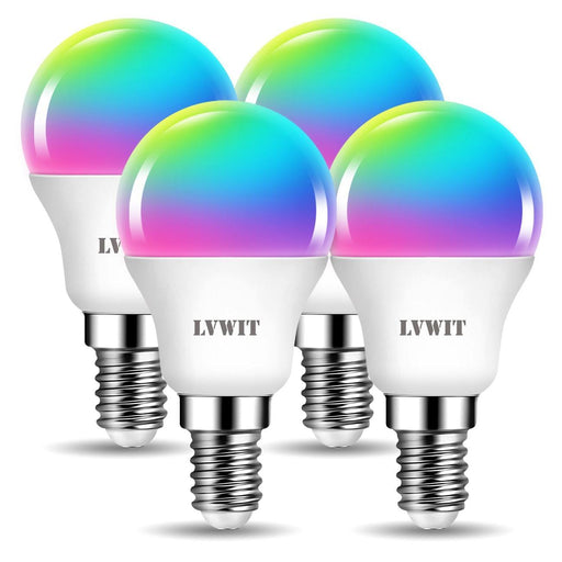 Vallen Gluren Vergevingsgezind LED WiFi Smart Bulbs | E14 G45 470Lm | LVWIT