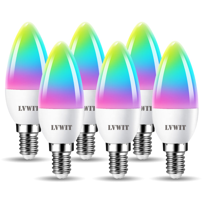 Ampoules à Bougie Intelligente E14, C37 470Lm