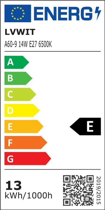 E27 LED Bombillas LEDs, 14W 1055Lm A60 6500K