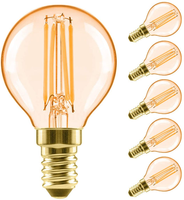 E12 LED Globe Bulbs, 500Lm G14