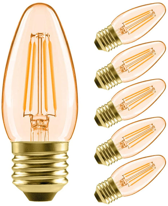 E26 LED Light Bulbs, 500Lm B11
