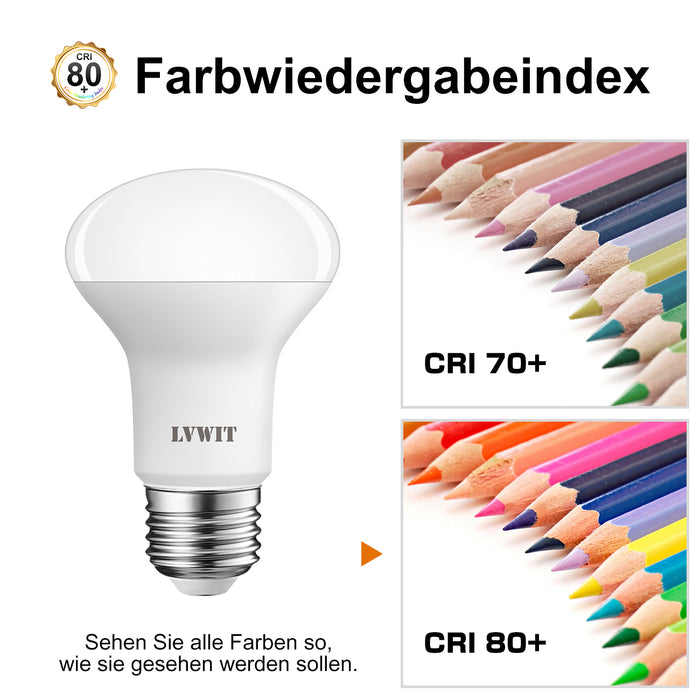 E27 LED Reflektor Glühbirnen, R63 806Lm 2700K