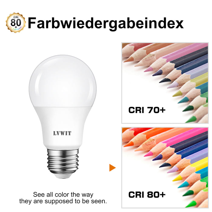 E27 LED Glühbirnen, 806 Lm A60 4000K