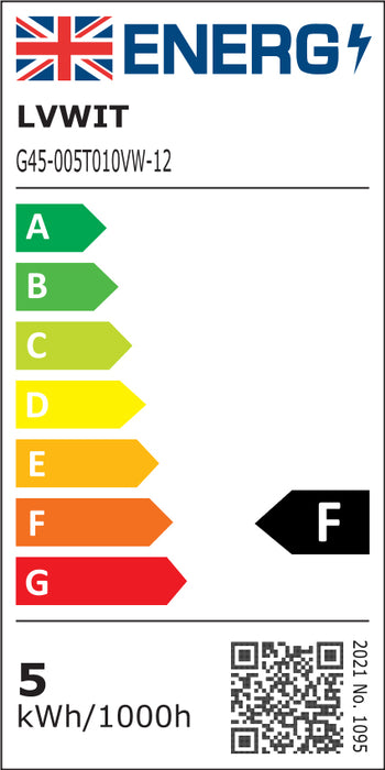 B22 LED Light Bulbs, G45 470Lm