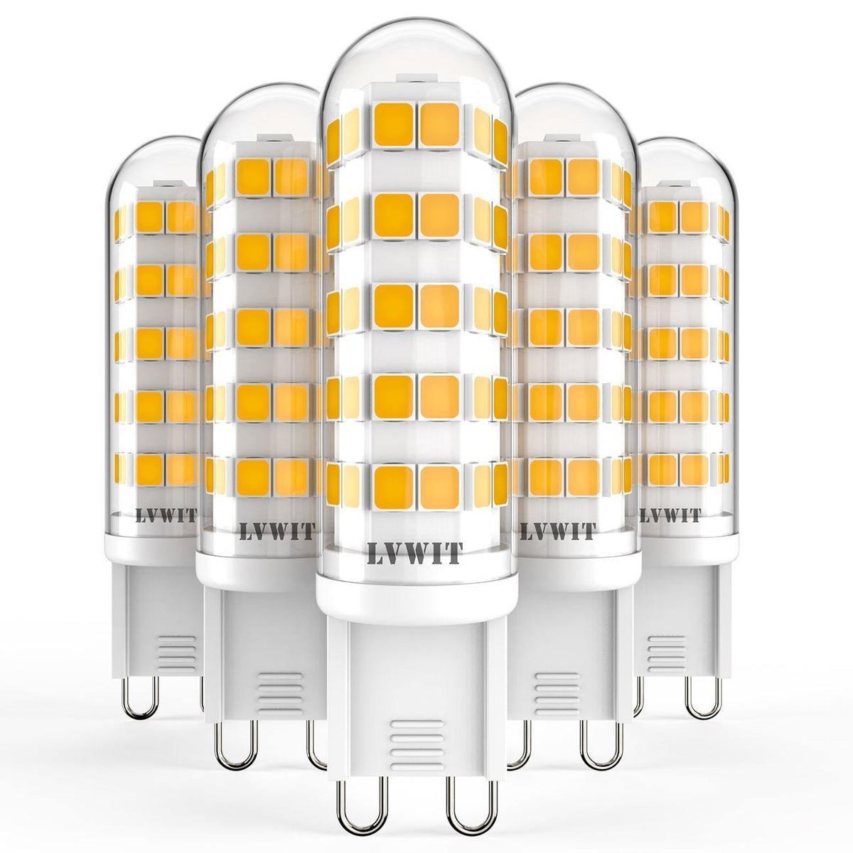 G9 LED Light Bulbs, Non Flicker 400Lm&500Lm