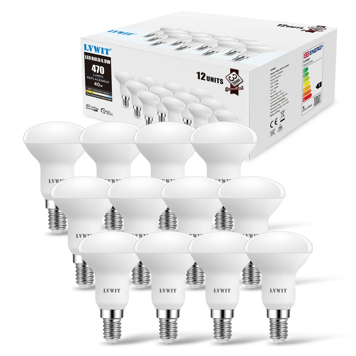 Pijnstiller Auto Picknicken E14 LED Light Bulbs | R50 5W 6500K&2700K 6&12PCS | LVWIT