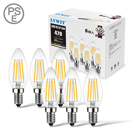 フィラメント電球-led-e12口金-40w形相当-470lm-lvwit-6-per-pack